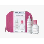 Набор, Bioderma (Биодерма) 30 мл + 100 мл Сенсибио для ухода за чувствительной кожей сыворотка Дефенсив + мицеллярная вода H2O косметичка