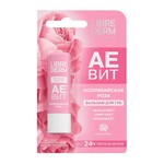 Бальзам для губ, Librederm (Либридерм) 4 г Аевит колумбийская роза