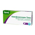 Левофлоксацин-Тева табл. п/о пленочной 500 мг 7 шт.