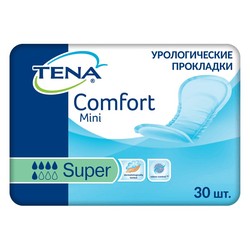 Прокладки урологические для взрослых Tena Комфорт мини супер 30 шт.