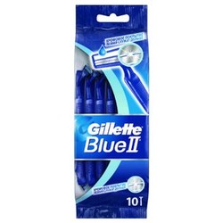 Станок одноразовый для бритья Gillette блю 2 с увлажняющей полоской 10 шт.
