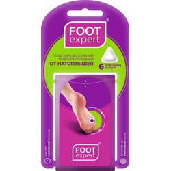 Лейкопластырь Foot Expert гидроколлоидный от натоптышей треугольный р. М  (4 x4 см) 6 шт.