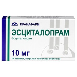 Эсциталопрам табл. п/о пленочной 10 мг 30 шт.