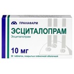 Эсциталопрам табл. п/о пленочной 10 мг 30 шт.