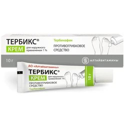 Тербикс крем д/наружн. прим. 1% 10 г 1 шт.