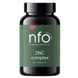 Комплекс цинка Norwegian Fish Oil БАД к пище (цинка бисглицинат хелат 25 мг + экстракт черного перца 2.5 мг) 90 шт. табл. 350 мг