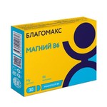 Благомакс Магний В6, капсулы 0.54 г 30 шт