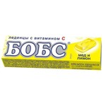 Леденцы, Бобс 3.5 г 10 шт медово-лимонные БАД