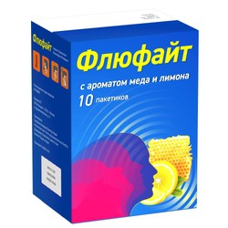 Флюфайт пор. д/р-ра д/приема внутрь 5 г 10 шт. медово-лимонный