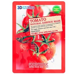 Маска для лица тканевая FoodaHolic 3D с экстрактом Томата