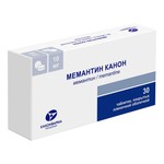 Мемантин Канон, таблетки покрытые пленочной оболочкой 10 мг 30 шт