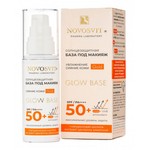 База под макияж, Novosvit (Новосвит) 50 мл Голд солнцезащитная SPF50+ увлажнение и сияние