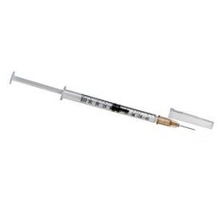 Шприц инсулиновый трехкомпонентный с иглой р. 26G 1 шт. 1 мл