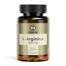 L-Аргинин Tetralab 60 шт. табл. п/о 824 мг