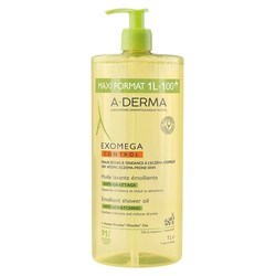 Масло для душа A-Derma Экзомега контрол смягчающее очищающее 1000 мл