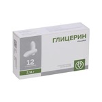 Глицерин, суппозитории ректальные 2.11 г 12 шт