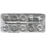 Парацетамол-Фармстандарт, таблетки 500 мг 10 шт