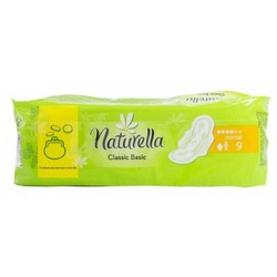 Прокладки женские Naturella классик бейсик нормал ароматизированные с крылышками 9 шт.