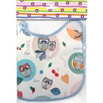 Нагрудник детский, Dino&Rhino (Дино и Рино) р. 20смх22см 1 шт слюнявчик непромокаемый с ПВХ-покрытием на липучке дизайн в ассортименте