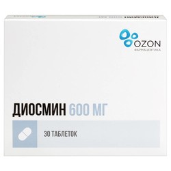 Диосмин табл. п/о пленочной 600 мг 30 шт.