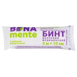 Бинт марлевый медицинский стерильный Bona Mente р. 5мх10см