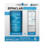 Набор подарочный, La Roche-Posay (Ля Рош-Позе) 40 мл + 200 мл Эфаклар ДУО+М крем для проблемной кожи + гель пенящийся очищающий