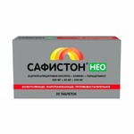 Сафистон Нео, таблетки 320 мг+40 мг+240 мг 20 шт