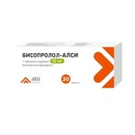 Бисопролол-АЛСИ, таблетки 10 мг 30 шт