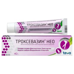 Троксевазин Нео гель д/наружн. прим. 40 г 1 шт.