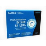 Набор, Gastro (Гастро) 90 г 1 шт Специализированное питание для желудочно-кишечного тракта на 1 день (каша 2 шт + суп-пюре 2 шт + коктейль 2 шт)