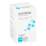 Платикад, лиофилизат для приготовления концентрата для приготовления раствора для инфузий 100 мг 1 шт флаконы