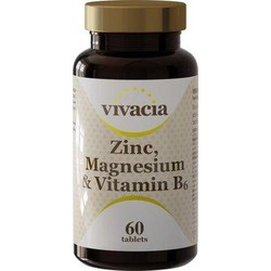 Цинк магний и витамин В6 Vivacia Vivacia zinc magnesium vitamin B6 60 шт. табл. 1200 мг