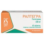 Ралтегра, таблетки покрытые пленочной оболочкой 400 мг 60 шт