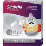 Презервативы, Sitabella (Ситабелла) 1 шт Экстаз ночная коррида с усиками