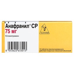 Анафранил СР табл. пролонг. п/о пленочной 75 мг 10 шт.
