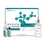 Сыворотка ночная для лица, Akavia (Акавия) Пептид анти-акне обновляющая с пробиотиками и кислотами концентрат ампулы №12 + активатор 50 мл