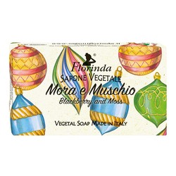 Мыло туалетное твердое Florinda Фруктовая страсть ежевика и мускус