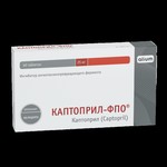 Каптоприл-ФПО, таблетки 25 мг 60 шт