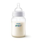 Бутылочка для кормления 1 шт. Avent соска с медленным потоком с 1 мес с антиколиковым клапаном 260 мл SCF813/17
