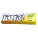Леденцы, Бобс 3.5 г 10 шт с кристаллами дыня БАД