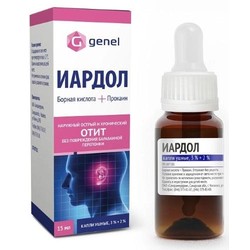 Иардол капли уш. 3%+2% 15 мл 1 шт.
