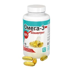 Омега-3 концентрат 60% БАД 90 шт. капс. 1000 мг