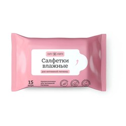 Салфетки влажные ComForte для интимной гигиены с молочной кислотой и экстрактом ромашки 15 шт.