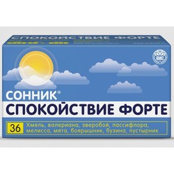 Сонник Спокойствие форте 36 шт. капс. 0.43 г