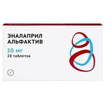 Эналаприл Альфактив, таблетки 20 мг 20 шт