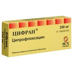Цифран, таблетки покрытые пленочной оболочкой 250 мг 10 шт