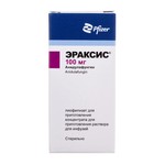 Эраксис, лиофилизат для приготовления концентрата для приготовления раствора для инфузий 100 мг 1 шт