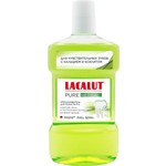 Ополаскиватель для полости рта, Lacalut (Лакалют) 475 мл pure herbal Пьюр хербал для чувствительных зубов с кальцием и ксилитом