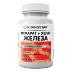 Фумарат + Хелат железа, Risingstar (Райзингстар) капсулы 400 мг 60 шт