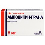 Амлодипин-Прана, таблетки 5 мг 60 шт